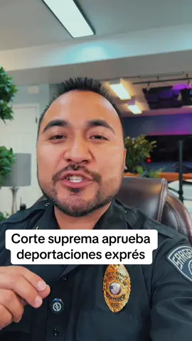 A post by @sargentocarloscornejo on TikTok caption: Corte suprema aprueba deportaciones exprés #trump #inmigración #cortesuprema #Sargentocornejo
