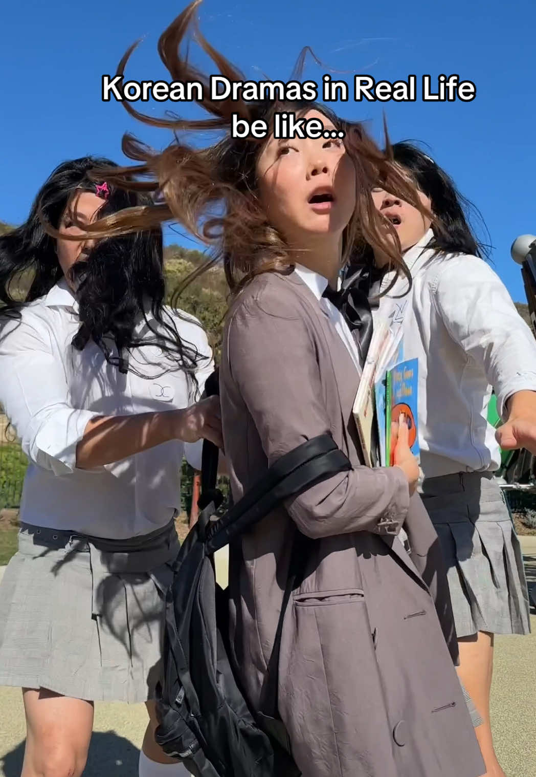 A post by @yoleendadong on TikTok caption: Korean dramas in real life be like..😂 #koreandrama #kdramas #kpop #netflix @MikeBowShow @JEENIE @Johnny Ung @Jon Moon 