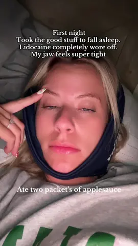 A post by @momentswithmoriah on TikTok caption: 7 days of wisdom teeth recovery 😅😭 #wisdomteeth #wisdomteethremoval 