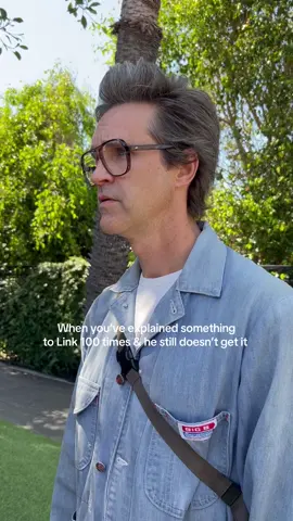 A post by @mythical on TikTok caption: When you’ve explained something to Link 100 times and he still doesn’t get it. Right, @Rhett McLaughlin & @Connor Tomlinson ? 😅  #GoodMythicalMorning #GMM #VidConAN25 #vidcon #loveonthespectrum 