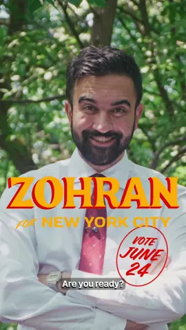 A post by @zohran_k_mamdani on TikTok caption: Tomorrow is ours if we want it. 