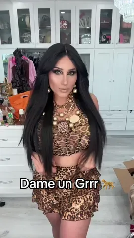 A post by @candylover89 on TikTok caption: Dame un Grrr 🐆 Don’t judge my messy transitions 😂😩 I tried lmao inspo: @Mirta Miler #dameungrr #makeup #maquillaje #candylover89 