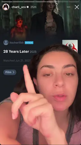 A post by @sonypictures on TikTok caption: It’s a Danny Boyle summer. #28YearsLater is @Charli XCX approved. 