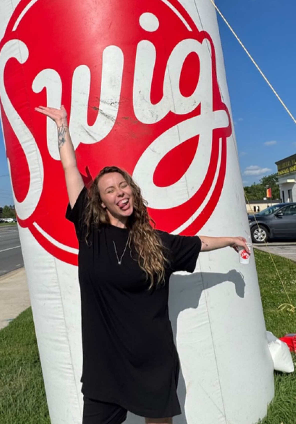 A post by @thebaileylavender on TikTok caption: Friend dates are a must when we live so far apart! @Mermeg 😭😭#baileylavender #fyp #comedy #friendship #frienddates #swig #momlife #momtok #momcomedy #