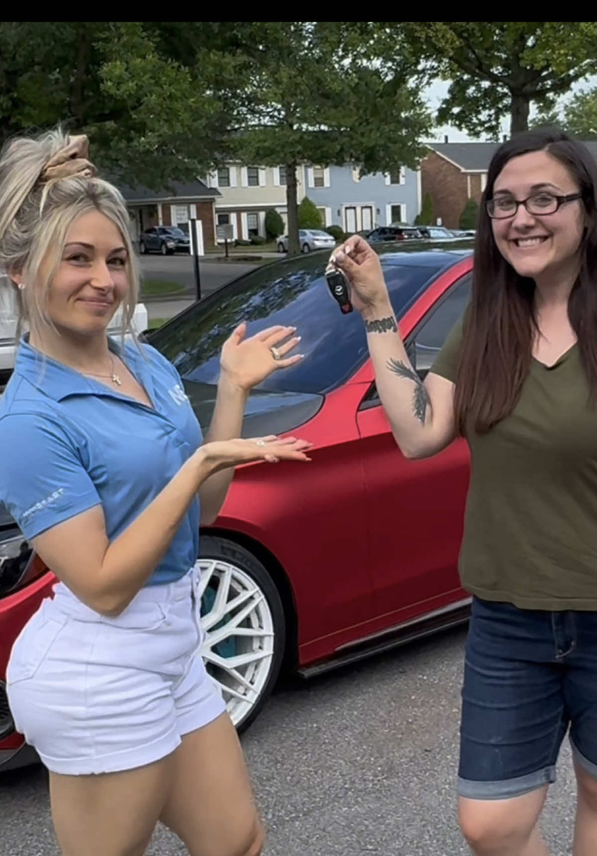 A post by @misscarriejune on TikTok caption: Replying to @Mama.0n.a.mission 💜 congratulations @kailey_rozell (IG) winner of @MB Minibeast Benz giveaway!
