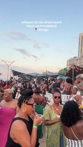 A post by @paige_mariah on TikTok caption: we had a timeeee okay 💃🏽🏝️☀️ #blackyachtweekend #summertimechi #chicagosummer #oakstreetbeach #beachclub 