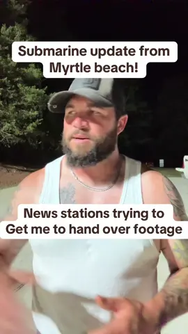 A post by @upcharge101 on TikTok caption: Submarine update on Myrtle beach siting #submarine #news #fact #usa #america #beach #video #truth #merica #war #trump #fafo #fishing #shark #didyouknow #prepared #money 