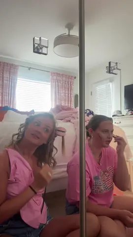 A post by @mirandaharness3 on TikTok caption: Also, hope I’m able to get ready in the floor in front of a mirror when I’m old 🤣💖 #teenmom #momat18 #18andpregant #momtok #youngmom #youngmomsoftiktok #teenmoms #momtok #Bestfriend #girlmom 