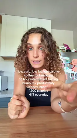 A post by @bearenger on TikTok caption: IT’S NOT HEALTHY 😭🫶 take care of yourself, you are so much more than your body… #healthytips #wellness #selflove #wellnesstips 