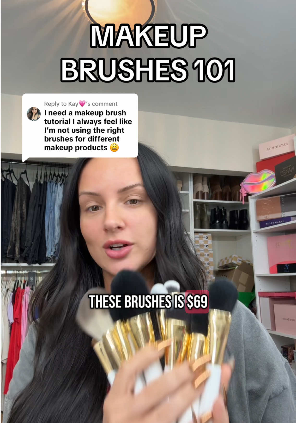 A post by @noelleglammua_ on TikTok caption: Replying to @Kay💗 fast forward to 7 mins and 24 seconds for a cheat sheet of how to use The Everyday Edit makeup brushes #howtousemakebrushes #makeupbrushes #makeupforbeginners #beginnermakeup #beginnermakeuptutorial 