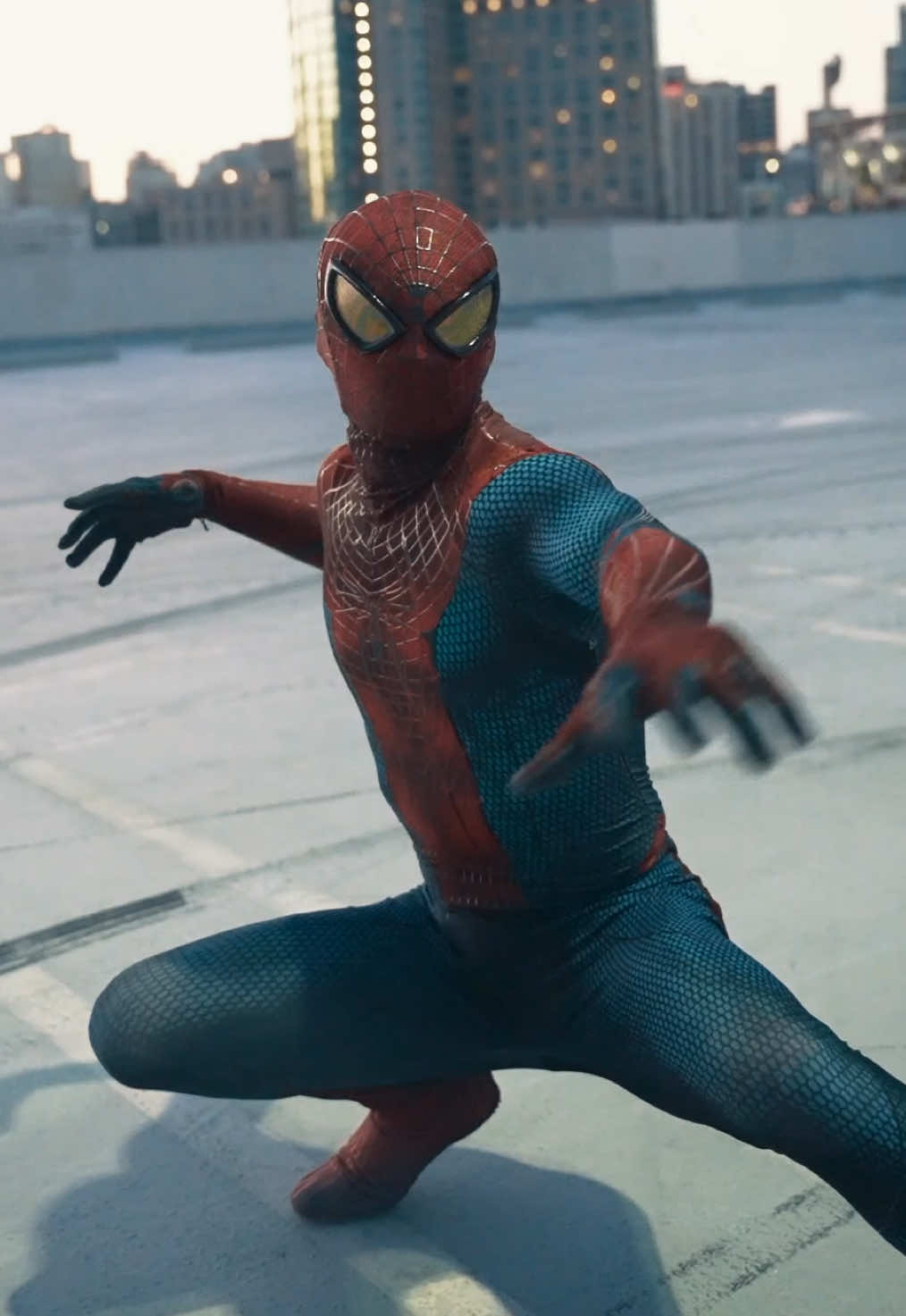 A post by @alex.stemp on TikTok caption: Spidey makes a trade… will it be an upgrade? #FitSwap with @Raymond Weijland #SpiderMan #Marvel 
