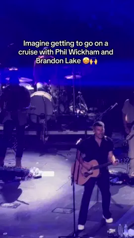 A post by @haueterfamily on TikTok caption: I don’t have to imagine because im living it right now #swncruise2025 #philwickham #brandonlake @Phil Wickham @Brandon Lake 