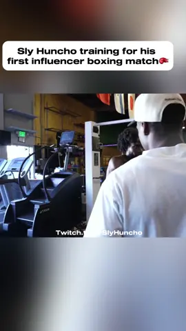A post by @getslyced on TikTok caption: Who yall think I’m fighting? #slyhuncho #influencer #boxing 