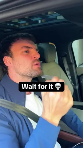 A post by @hismile on TikTok caption: He didn’t expect this 👀 #cartrial #parked #public #ad 