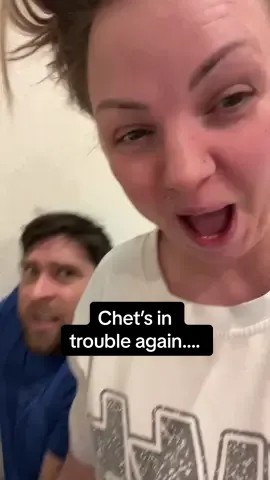 A post by @schatz224 on TikTok caption: I believe in you Chet! You got this! How long do you think this will last this time?😅#schatzandchet #adhd 