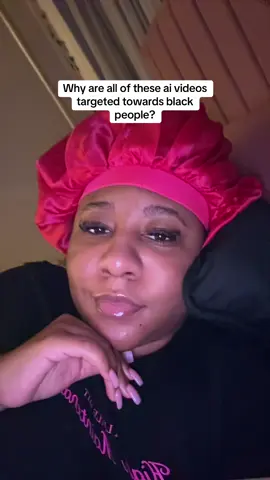 A post by @aleahtrinity on TikTok caption: These ai videos are getting out of hand. And why are so many of the ai people “black”? #aivideo #googleveo3 
