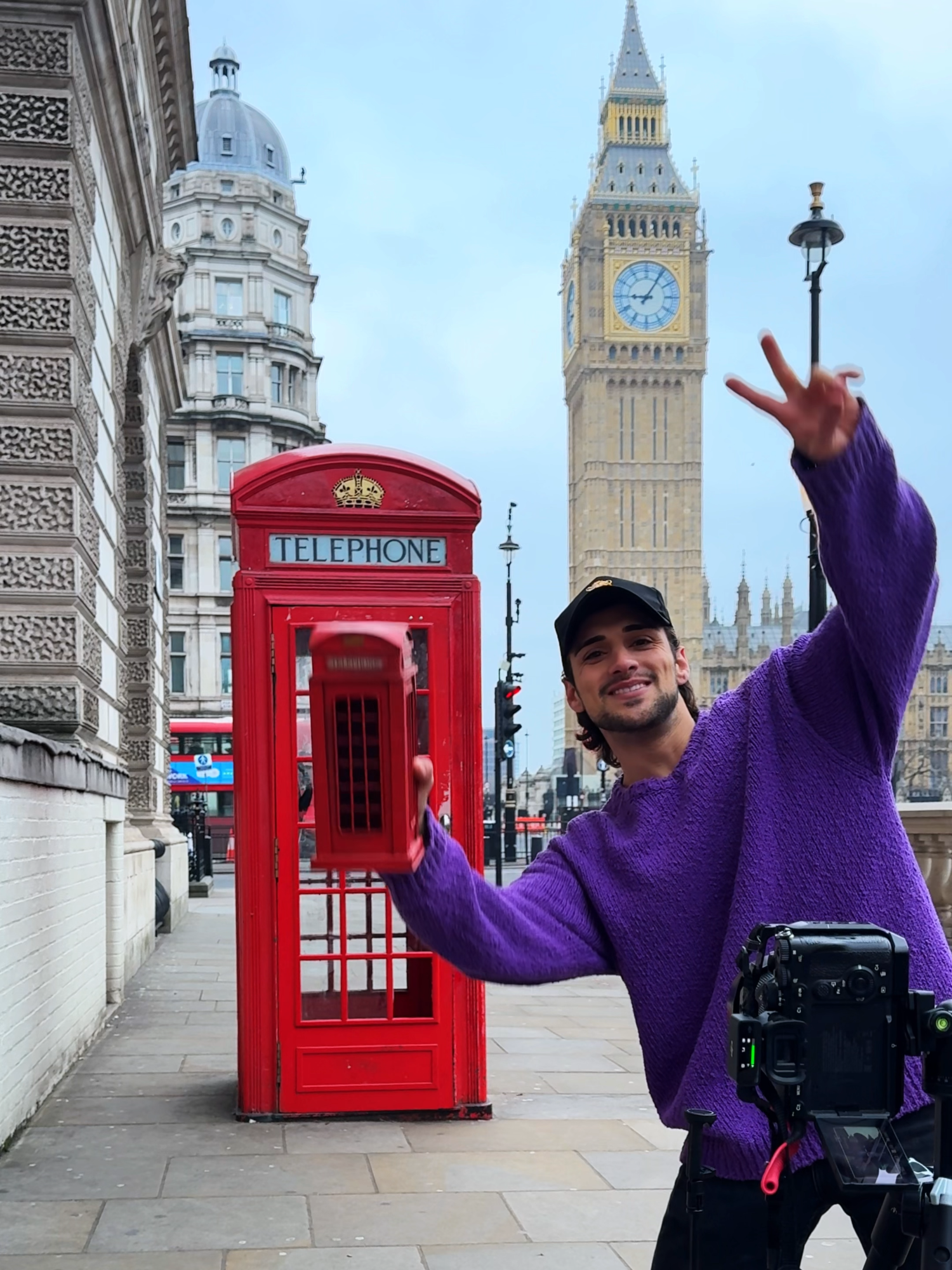 A post by @faffapix on TikTok caption: Pt.1 Behind the scenes of the next video! Check my profile for pt.2🎬 #teamfaffapix #behindthescenes #london