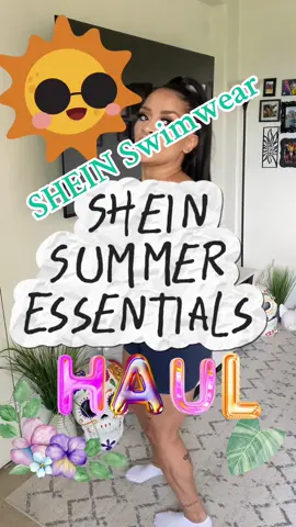 A post by @bkshedevil on TikTok caption: Summer is officially here so you know I had to spice up the wardrobe with some essential pieces from SHEIN! Shopping is so easy when you just search and follow your favorite shops on the site. Here are some of the pieces that I got which one is your fave? ☀️👙👗🤗 @SHEIN @SHEINUS  Be sure to use Code : BkSheDevil at checkout to save some money 💵    Shop:     ✨Swim Oasis ✨ Green 3 piece with gold accents Item ID : 56043485 White 3 Piece with Gold accents  Item ID: 62528019 Pink Knitted Crochet Lace Decor Bohemian Vacation Style Women Swimsuit Set ITEM ID: 67169540 Shop: ✨Swim Vcay✨ Red 2 piece swimsuit Item ID :  61512916 Blue Minimalist Thin Short Versatile Beach Dress Iten ID : 61710670 Shop ✨ Swim Nautrix ✨ Women's Letter Print Quick Dry Racerback One-Piece Swimsuit  Item ID : 59635123 Shop  ✨ Bonvoyette ✨ Women's Summer Solid Textured Fabric Round Grommet Detail Open Slit Beach Holiday Dress Item ID :81708191 Women's Solid Color Long Sleeve Cover Up With Slits And Pockets Item ID: 79048995  JEANS 👖 ITEM ID : 45884618.            #SHEINtrends #sheinbikinigirls #SHEINbikini #SHEINswimwear #SHEINforAll #ad #loveshein