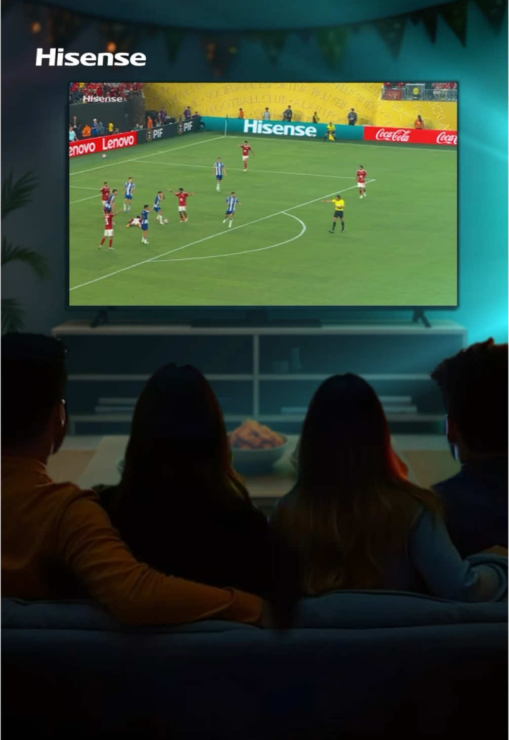 A post by @fifaclubworldcup on TikTok caption: Cool, calm, and clinical. 👏  #Hisense #OwnTheMoment  #FIFACWC