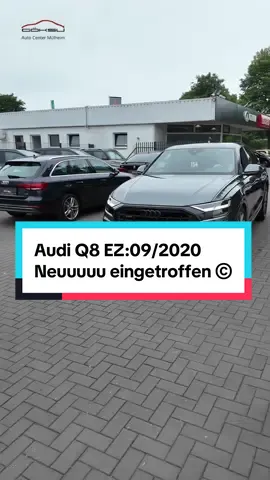 A post by @autocentermulheimgoksu on TikTok caption: Audi Q8 EZ:09/2020 erst 77.000KM aus 1.Hand     Neuuuuu eingetroffen © #autocentermulheimgoksu #hayrullahgöksu #following #neueingetroffen #mülheimanderruhr #autohändler #sportcars #foryoupage #eigenwerbung #deutschland 