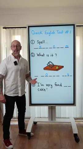 A post by @thegrammargoat on TikTok caption: Quick English Test #learnenglish 