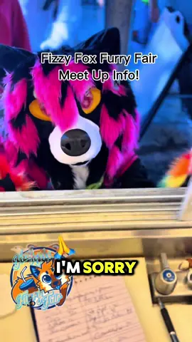 A post by @khajiitkat on TikTok caption: Fizzy Fox Furry Fair meet up info! July 25th-26th!  