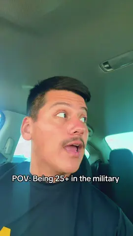 A post by @catchupwithcarlos on TikTok caption: Every time my soldiers ask how old I am and they give me a reaction, I immediately feel back pain and knee pain. 😭😂😂 #usarmy #activeduty #relatable #soldiers #sergeant #old #notreally #lol #militarymemes #usmc #airforce #usnavy #spaceforce #coastguard #usarmysoldier #forthood 