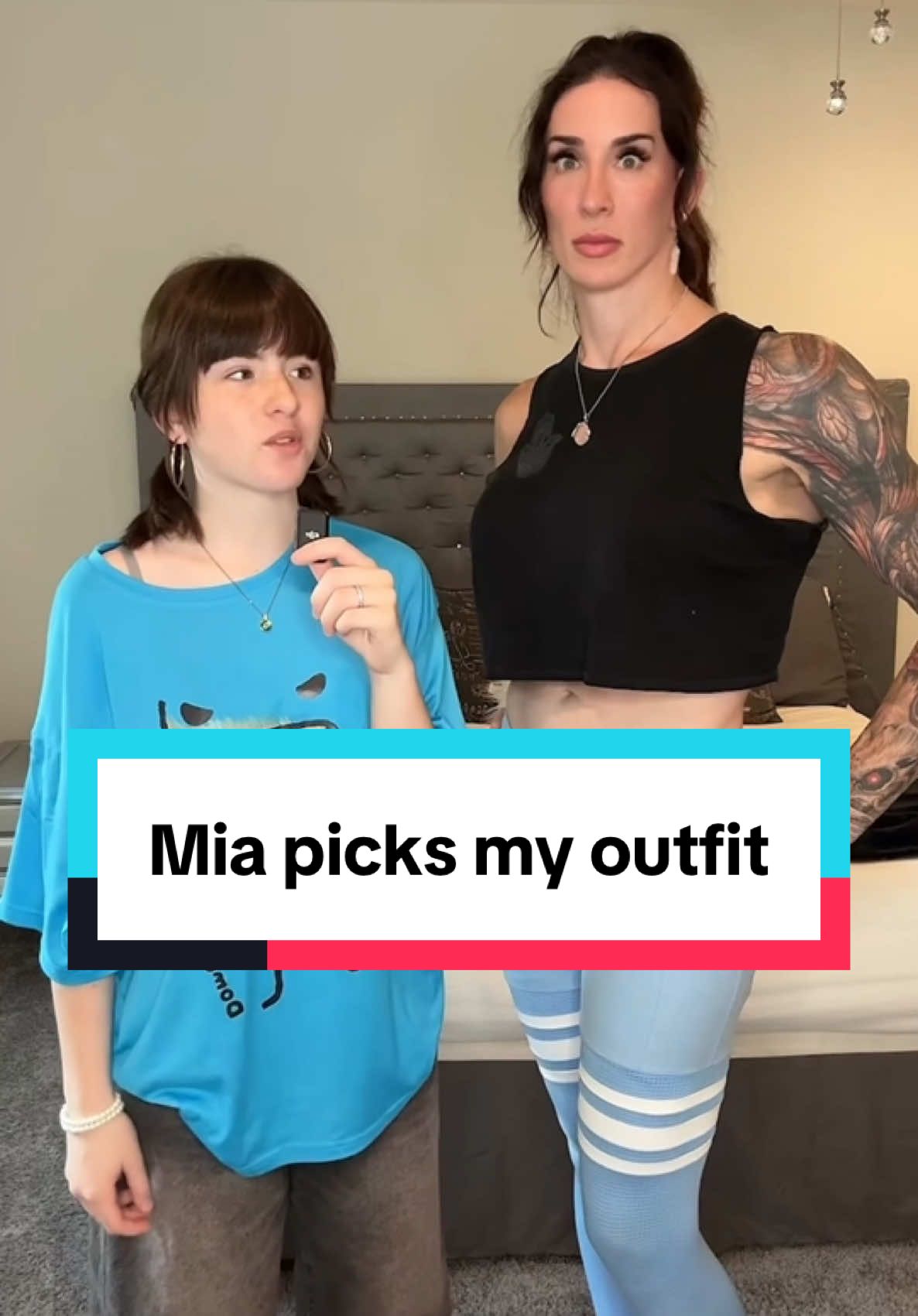 A post by @gabbituft on TikTok caption: How’d she do? 😅🔥 - #family #fashion #fitness 