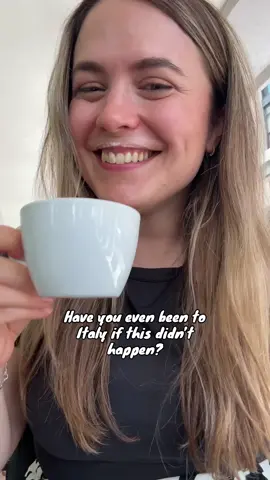 A post by @onlyonegiulia on TikTok caption: What is your favourite coffee order in Italy? Mine is Macchiatone ☺️ #italy #coffee #travel #caffe 