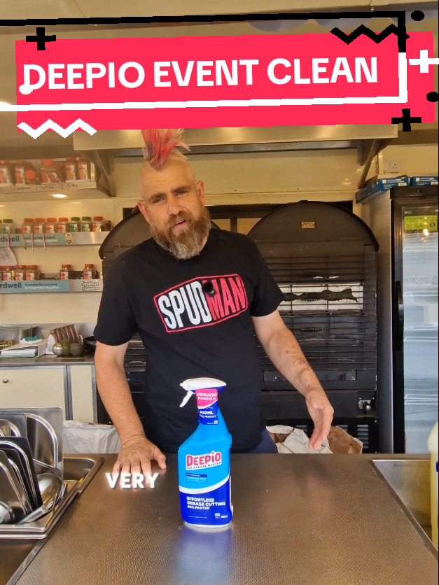 A post by @spudarmy on TikTok caption: Deepio never disappoints when I need to get ready for an event #ad #spudman #deepio #event 