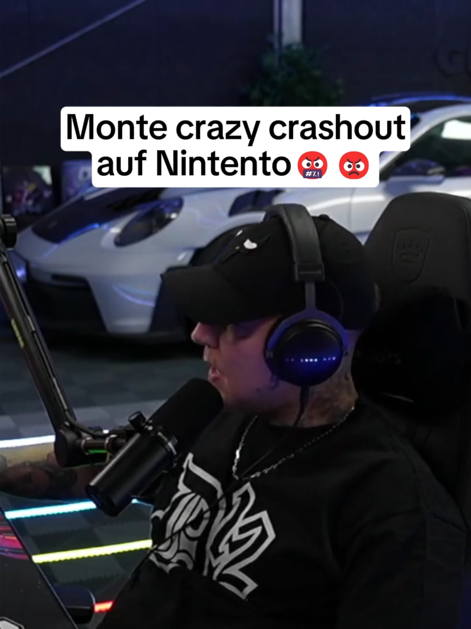 A post by @montanablackclips on TikTok caption: Monte crazy crashout auf Nintento🤬😡 #monte #montanablack #montanablack88 #nintendo #crashout #rage #ausraster