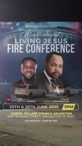 A post by @ebukasongs on TikTok caption: THE EAGLE HAS LANDED IN TEXAS, USA!🇺🇸 @isaiahmacwealth  Our man of God has just touched down in Texas to a presidential welcome ahead of Living Jesus Fire Conference (LFC) United States Are you seeing what we are seeing?  Don’t miss this meeting for anything 🙏 FIRE 🗣️🔥 @gospelpillars