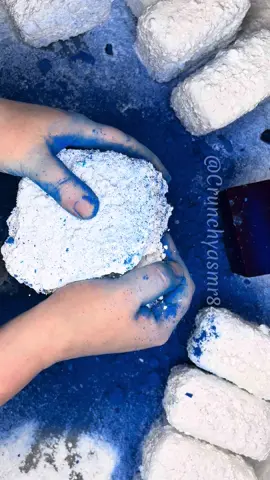 A post by @crunchyasmr84 on TikTok caption: Colorful BDAY Pasted Blocks #chalkart #asmr #crunchyasmr84 