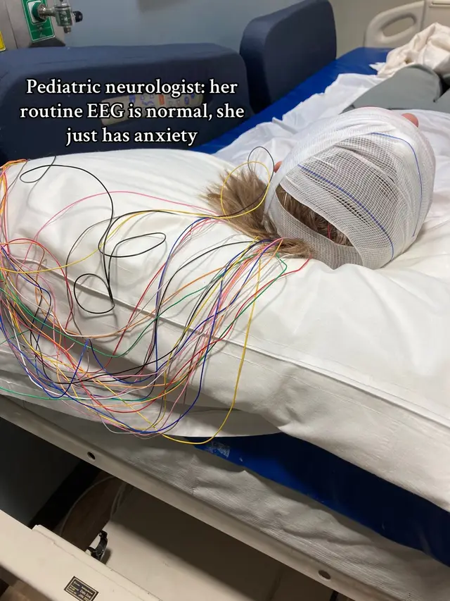 A post by @strivewithsoph on TikTok caption: If your routine EEG ever comes back normal but you’re still having seizures, PUSH HARD for a long term EEG. Sometimes seizures will happen during routine EEGs but it’s unlikely for a lot of people. If your doctor says what mine said to me and says no further testing needed, FIND ANOTHER DOCTOR. I had untreated epilepsy for years that has now progressed to being medication resistant. Advocate for yourself. #epilepsy #epilepsyawareness #epilepsywarrior #fyp #fypシ #fypシ゚viral #tiktok 