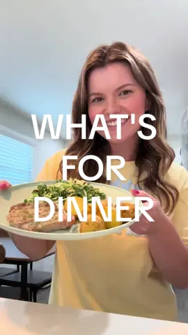 A post by @foxxvbaby on TikTok caption: super easy dairy free dinner idea that my toddler loved 😋 i feel like this 'recipe' is pretty straight forward but i baked everything for 20-25 min at 400 degrees! also i split 1 packet of the ranch seasoning between the potatoes & pork chops 😊 #whatsfordinner #letsmakedinner #dinnerformyfamily #momofone #ohiomom #familyof3 #mealsonabudget #easydinnerideas #dinnerideas #dairyfree #dairyfreelife #dairyfreetoddler #krogerfinds 