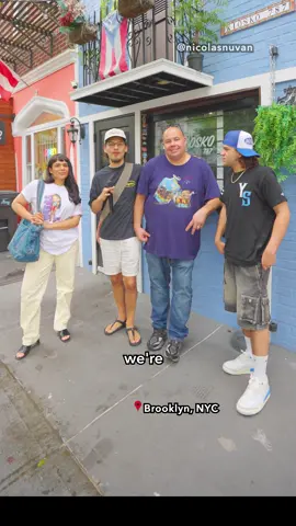 A post by @nicolasnuvan on TikTok caption: Puerto Ricans in NYC🇵🇷@Rachel @Zack.quin @Kiosko 787 