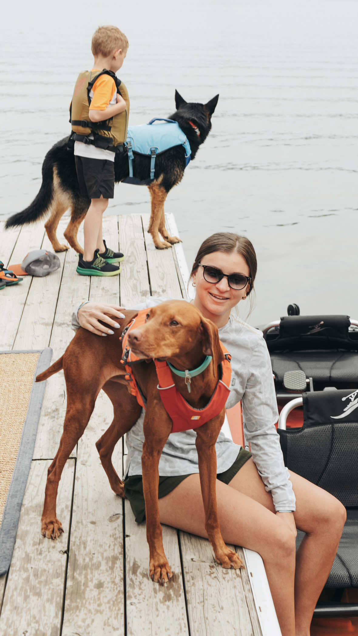 A post by @ruffweardogs on TikTok caption: Lake days are the best days 🛶🐾 PS. Have you entered our giveaway with @Old Town Watercraft yet?!  #lakedays #waterdogs #ruffweardogs #oldtownwatercraft 