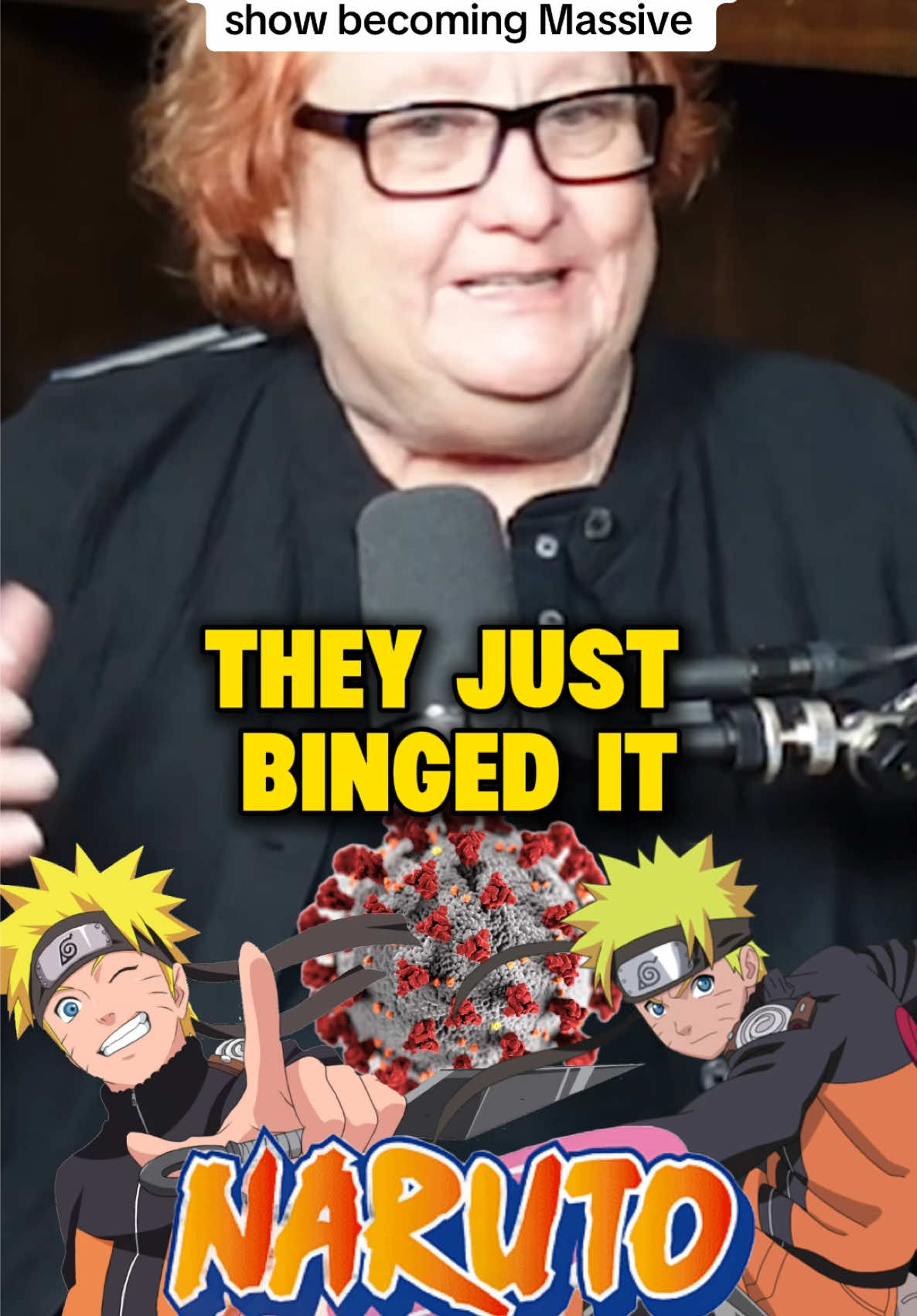 A post by @jimjcummings on TikTok caption: Naruto’s voice actor on the show becoming Massive #jimcummings #naruto #narutoshippuden 