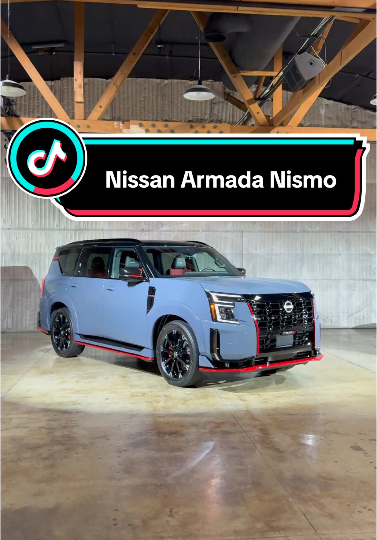 A post by @forrestsautoreviews on TikTok caption: We finally get the Armada Nismo in America! Would you buy it though?? 🤔🤷🏽‍♂️ • • • • • • #nissan #armada #armadanismo #jdm #nismo #cartok #foryoupage #foryou 