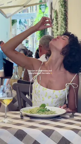 A post by @houseofcbofficial on TikTok caption: Look good, eat well, repeat. #eurosummer #houseofcb #vactionoutfits 