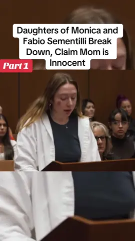 A post by @vancucxqkvw on TikTok caption: Part1: Fabio and Monica Sementilli’s two daughters delivered one final statement before their mother was sentenced on Monday. In their remarks, both reflected on the good moments their family shared over the years leading up to the murder. They expressed their belief in their mother’s innocence and vowed to continue fighting for the truth. #crime #truecrime #truestory #case #fyp #viral #murder #usa #foryou 
