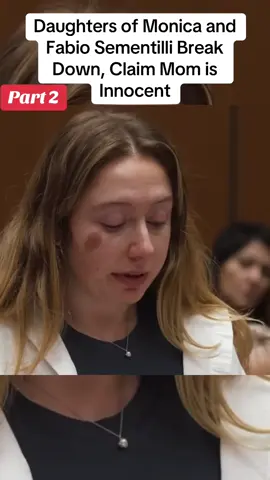 A post by @vancucxqkvw on TikTok caption: Part2: Fabio and Monica Sementilli’s two daughters delivered one final statement before their mother was sentenced on Monday. In their remarks, both reflected on the good moments their family shared over the years leading up to the murder. They expressed their belief in their mother’s innocence and vowed to continue fighting for the truth. #crime #truecrime #truestory #case #fyp #viral #murder #usa #foryou 