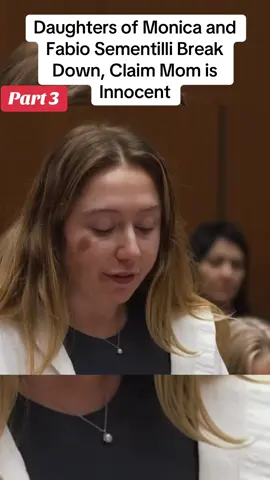 A post by @vancucxqkvw on TikTok caption: Part3: Fabio and Monica Sementilli’s two daughters delivered one final statement before their mother was sentenced on Monday. In their remarks, both reflected on the good moments their family shared over the years leading up to the murder. They expressed their belief in their mother’s innocence and vowed to continue fighting for the truth. #crime #truecrime #truestory #case #fyp #viral #murder #usa #foryou 