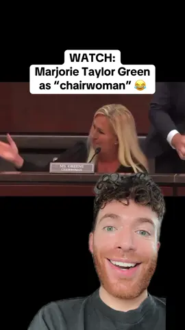 A post by @joshhelfgott on TikTok caption: Marjorie’s House of Representatives🤣💀💀