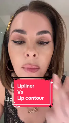 A post by @ericataylor2347 on TikTok caption: Lip liner vs lip contour #lipliner #makeup #lipstick #lipsticktutorial #liplinerhack #makeupover40 #makeuptutorial #fyp 