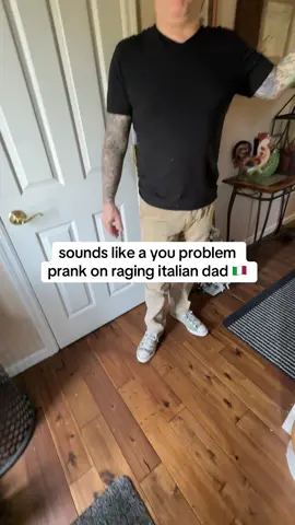 A post by @theragingitalian on TikTok caption: sounds like a you problem pal! 😂😭 #foryoupage #foryou #fyp #fypp #fy #viral #rage #funny #raging #italian #dad #fypage #theragingitalian #prank #fake #fakeaudio #fakebody #trending #trend #joke #problem 