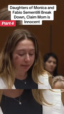 A post by @vancucxqkvw on TikTok caption: Part4: Fabio and Monica Sementilli’s two daughters delivered one final statement before their mother was sentenced on Monday. In their remarks, both reflected on the good moments their family shared over the years leading up to the murder. They expressed their belief in their mother’s innocence and vowed to continue fighting for the truth. #crime #truecrime #truestory #case #fyp #viral #murder #usa #foryou 
