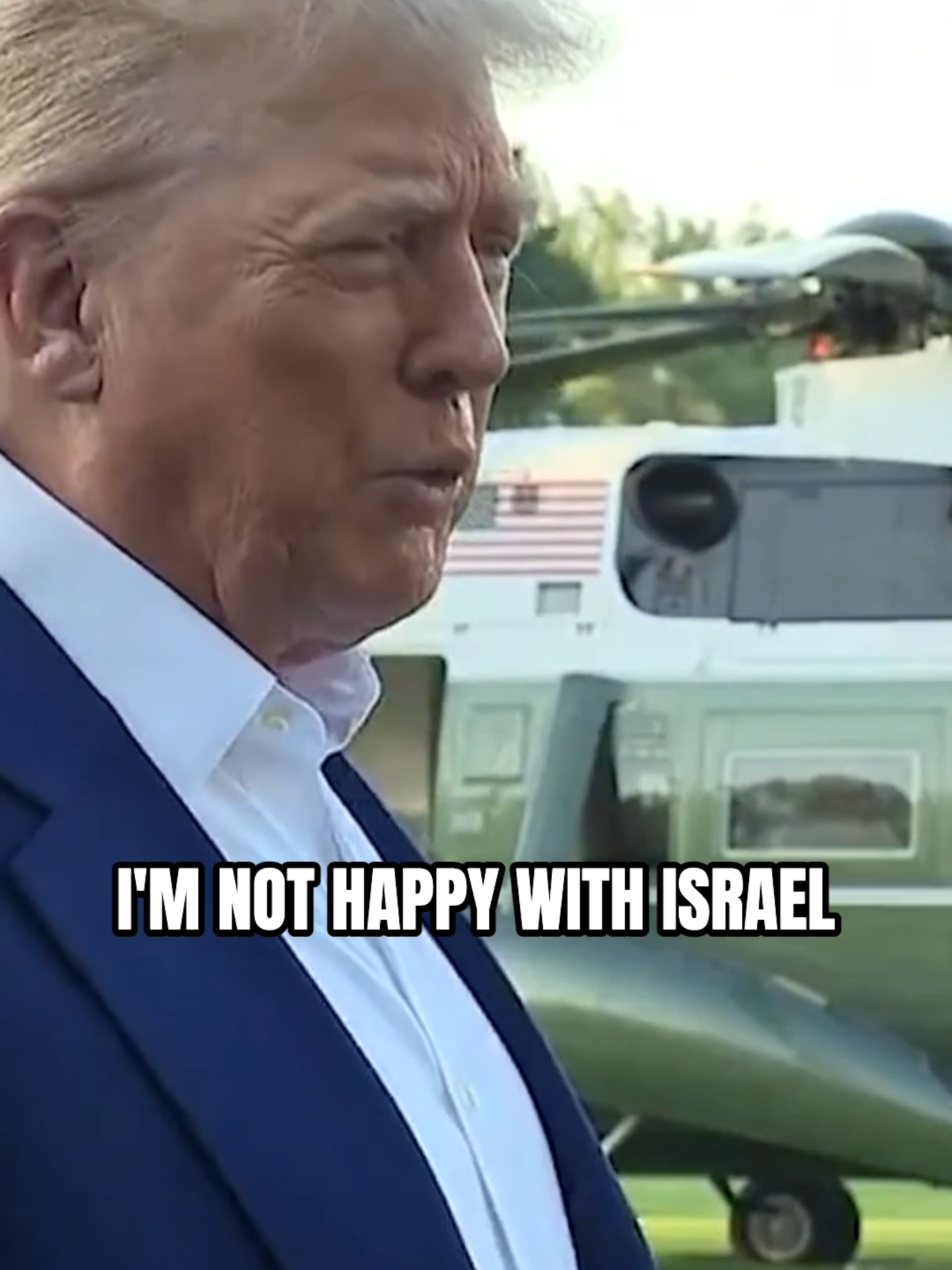 A post by @real.benshapiro on TikTok caption: Trump DEMANDS a ceasefire after more chaos in the Middle East #benshapiro #trump #iran #israel