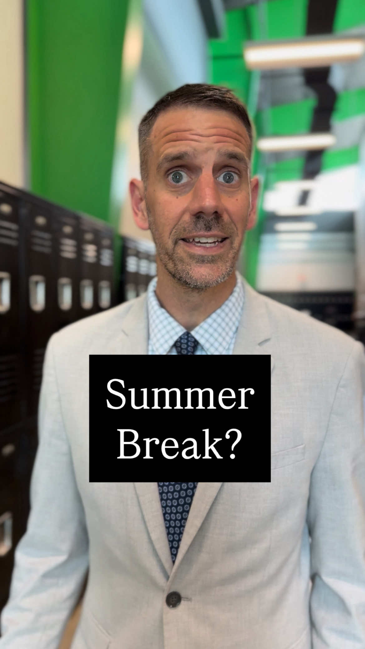 A post by @principal_lamb on TikTok caption: Summer break hits different as a school administrator.  #principalsoftiktok #teachersoftiktok #fyp 
