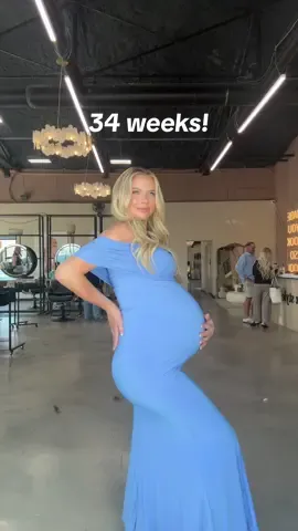 A post by @maycineeley on TikTok caption: Baby girl is coming so soon & we don’t officially have a name! Leave name inspo in the comments 🫶🏼 #pregnant #34weekspregnant #momtok #pregnancy 